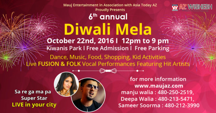 Diwali Mela Arizona - occasion of celebration