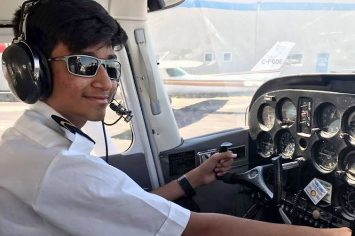 Youngest Indian pilot