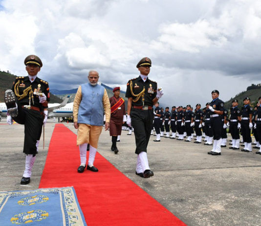 Narendra-Modi-Welcomed