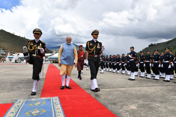 Narendra-Modi-Welcomed