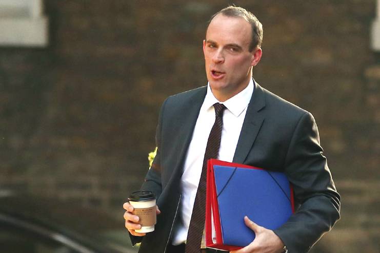 British Foreign Secretary Dominic Raab